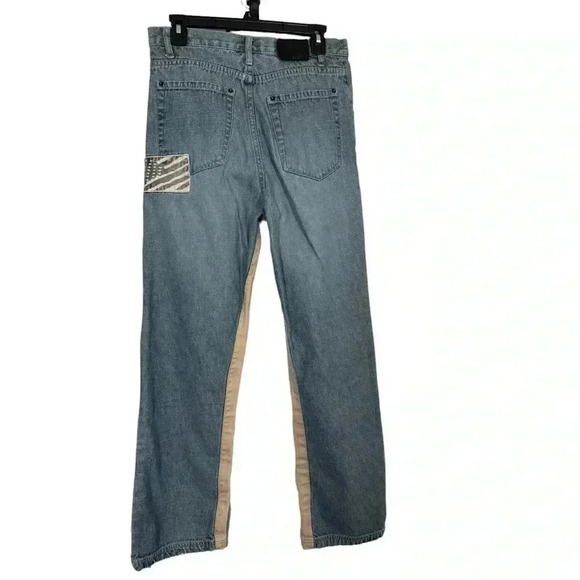 Vintage Sean John Jeans Mens Size 30 Blue Distressed Denim Relaxed - Picture 12 of 13